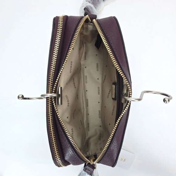 Guess Trixy Camera Crossbody - Merlot - Picture 9 of 9